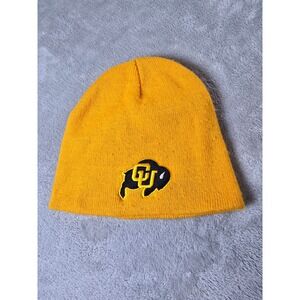 Colorado Buffaloes Beanie Gold Winter Knit Hat Youth Kids Captivating Headgear